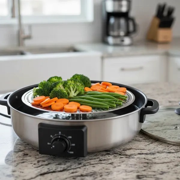 H1 Title: How to Perfectly Steam Vegetables in Your Electric Skillet with a Rack